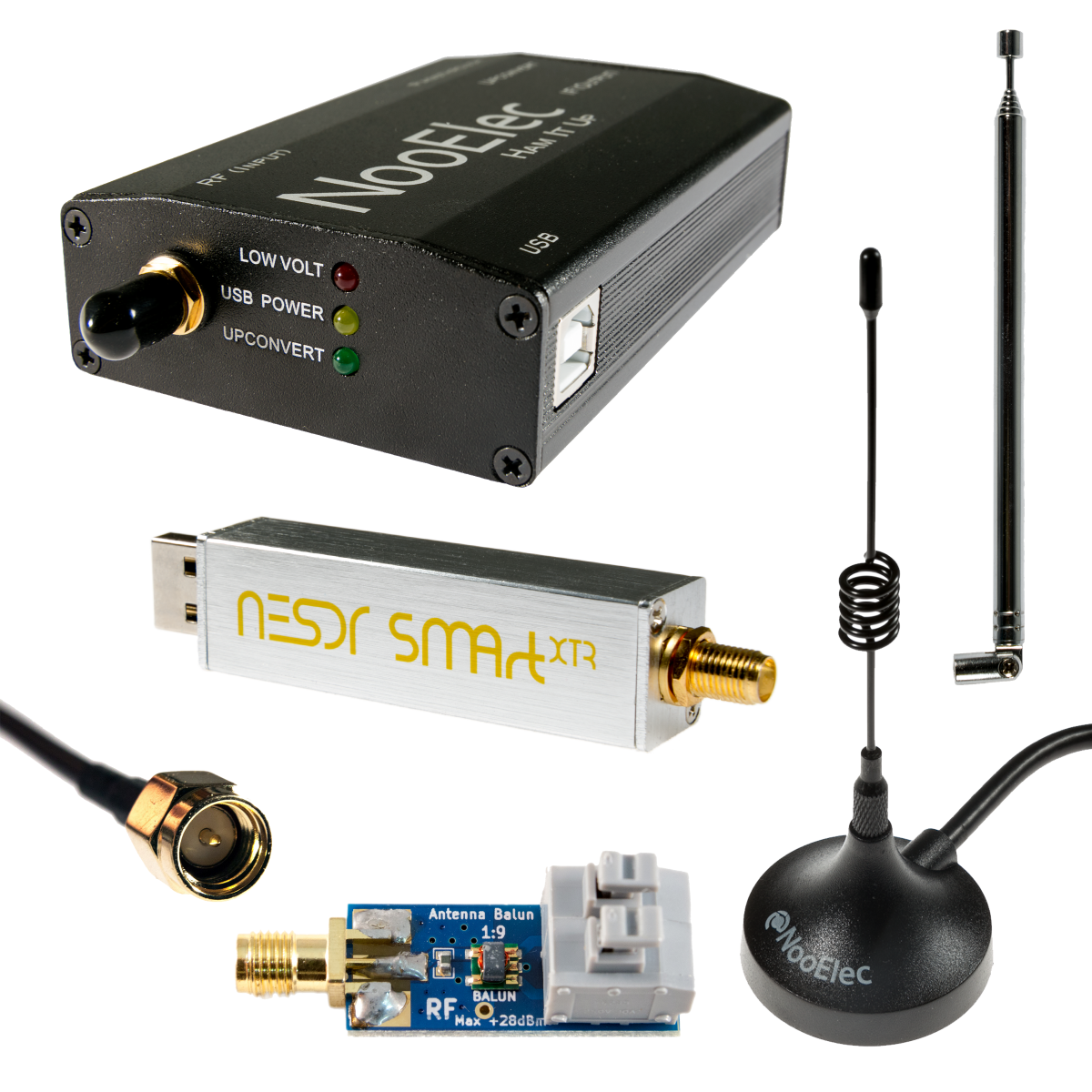 NESDR SMArt XTR HFバンドル：LF/HF/UHF VHF用の300Hz-2.3GHzソフトウェア定義ラジオセット。 NE 