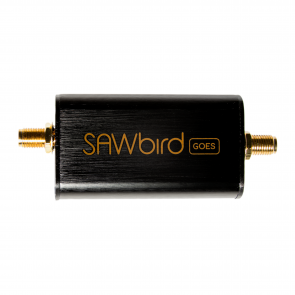 Nooelec SAWbird GOES - Premium Dual Ultra-Low Noise Amplifier (LNA) & SAW Filter Module for NOAA (GOES/LRIT/HRIT/HRPT) Applications. 1688MHz Center Frequency