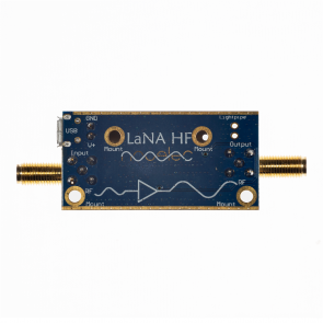Nooelec LaNA HF Barebones - Ultra Low-Noise LF, MF & HF Amplifier (LNA) Module.  50kHz-150MHz Frequency Capability w/ Bias-Tee, USB & DC Power Options