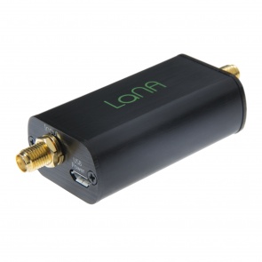 Nooelec LaNA - Wideband Ultra Low-Noise Amplifier (LNA) Module w/ Enclosure & Accessories.  20MHz-4GHz Capability w/ Bias-Tee, USB & DC Power Options