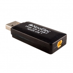 Nooelec NESDR XTR+ Tiny Extended-Range TCXO-Based SDR & DVB-T USB Stick (RTL2832U + E4000) w/ Antenna and Remote Control
